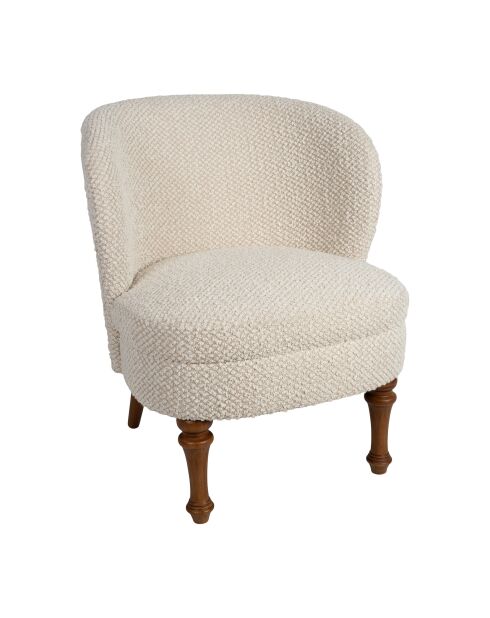 Sillón Claudine ecru - 65x67x76 cm