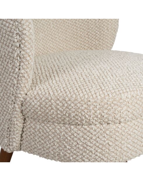 Sillón Claudine ecru - 65x67x76 cm