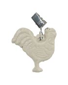 4 Poids de Nappe basse-cour blanc cassé