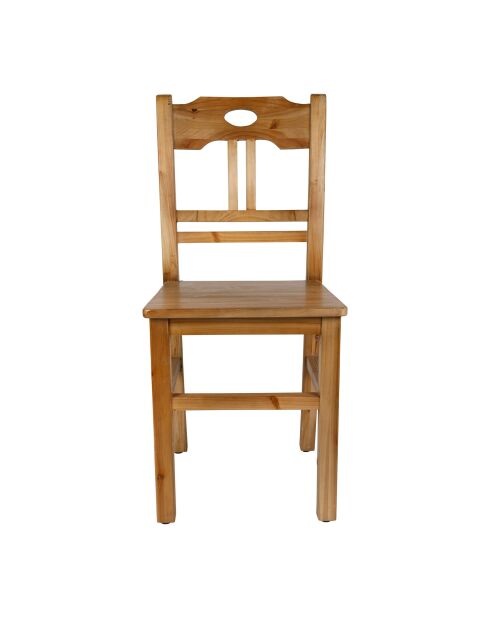 Sedia rustica naturale - 40x41x91 cm