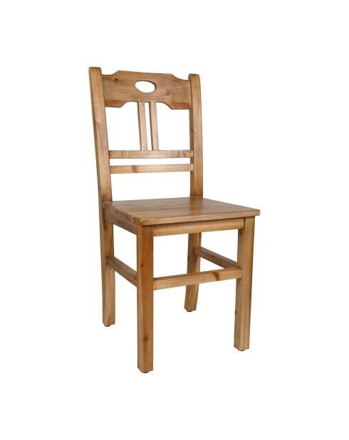 Sedia rustica naturale - 40x41x91 cm