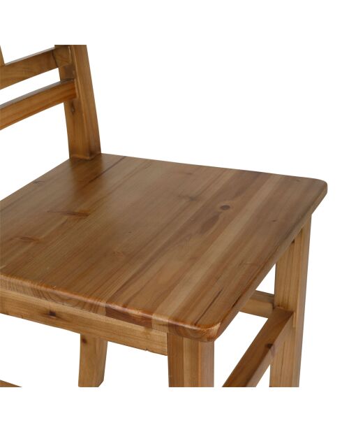 Sedia rustica naturale - 40x41x91 cm