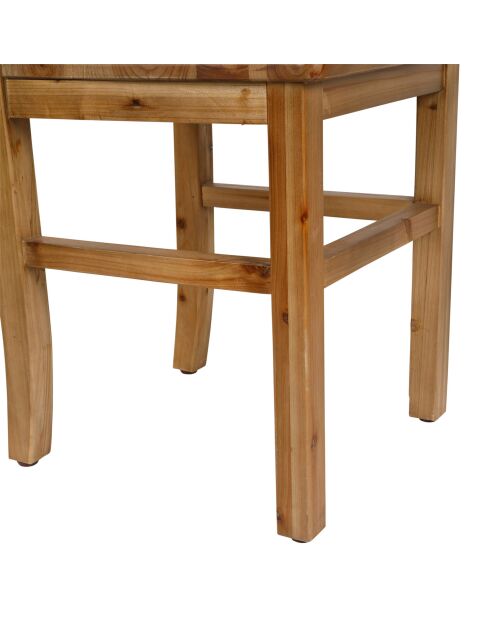 Sedia rustica naturale - 40x41x91 cm