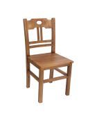 Sedia rustica naturale - 40x41x91 cm