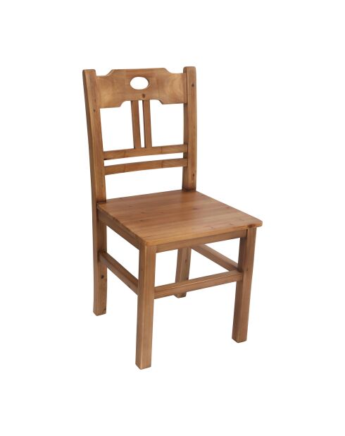 Sedia rustica naturale - 40x41x91 cm