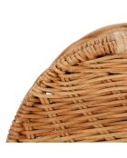 2 Corbeilles coeur avec couvercle fantine naturelles