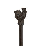 Bruine landelijke papieren handdoekhouder - 15,5x35,5 cm