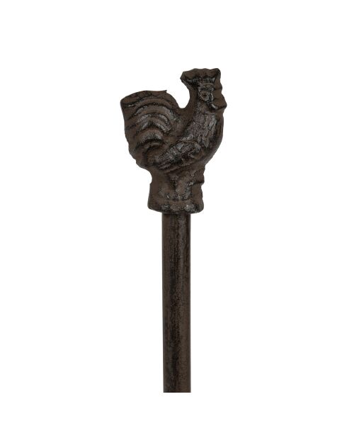 Bruine landelijke papieren handdoekhouder - 15,5x35,5 cm