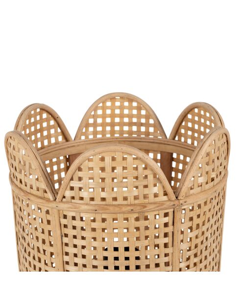 Lámpara ladret natural - 25x30 cm