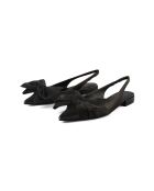 Bohemian Bliss zwarte leren ballerines