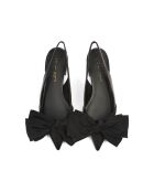 Bohemian Bliss zwarte leren ballerines