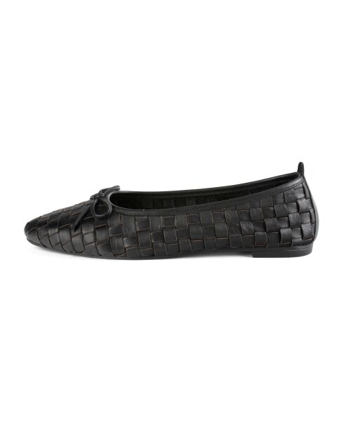 Ballerines en cuir Hypnotic noires