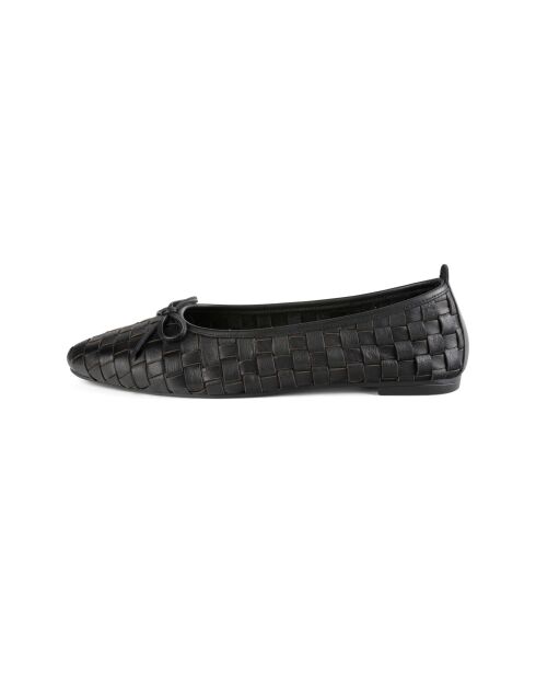 Ballerines en cuir Hypnotic noires
