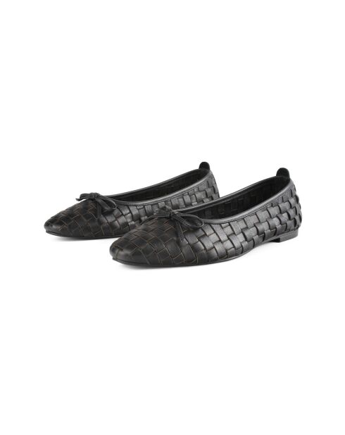 Ballerines en cuir Hypnotic noires