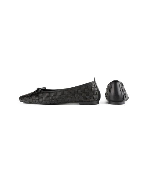 Ballerines en cuir Hypnotic noires