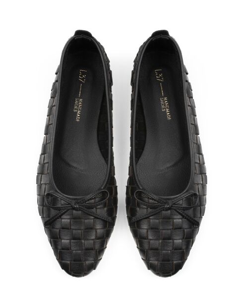 Ballerines en cuir Hypnotic noires