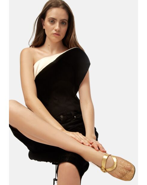 Spend My Day gouden leren ballerines