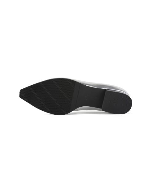 Balleriness en cuir No Regrets argentées