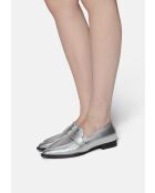 Balleriness en cuir No Regrets argentées