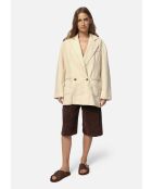 Sabot Twisted Paradise in pelle marrone