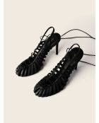 Escarpins en cuir Gigi noirs - Talon 11cm