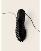 Escarpins en cuir Gigi noirs - Talon 11cm