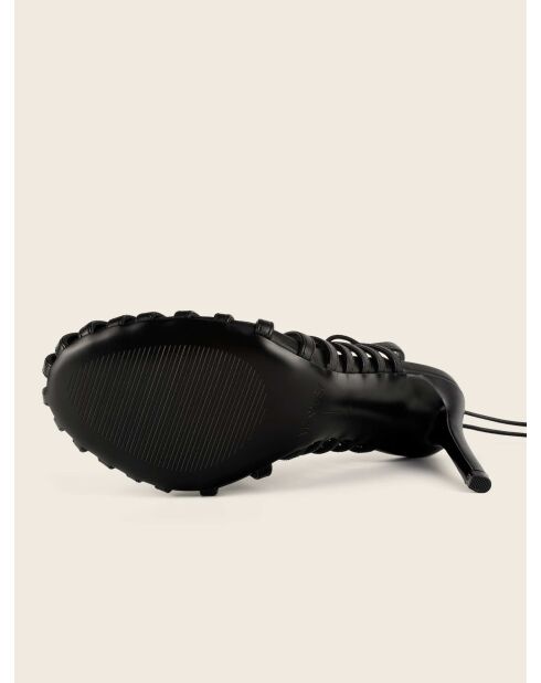 Escarpins en cuir Gigi noirs - Talon 11cm
