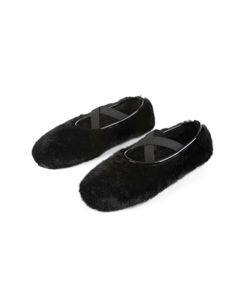 Bailarinas de piel Lotus negras