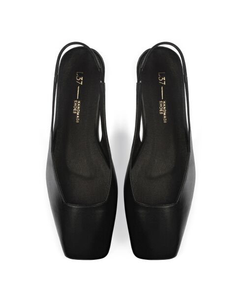 Ballerines en cuir Westcoast noires