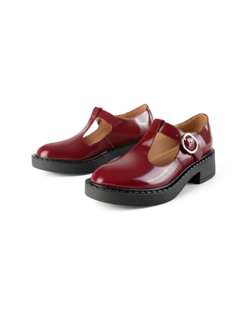 Chaussures en cuir Verni I'm Good rouges