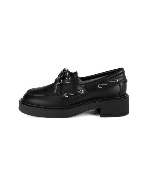 Mocasines de piel negros Get Back