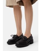 Mocasines de piel negros Get Back