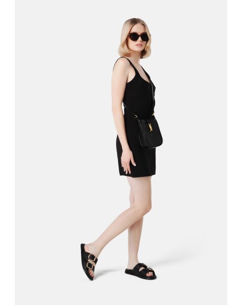 Mules de piel negros Summer Soothe