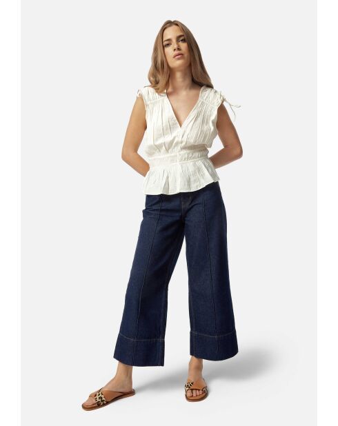 Braune Mules aus Cross-the-Line aus Leder