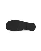 End Of An Era zwarte leren muiltjes