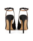 Escarpins en satin Endless Love noirs