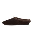 Braune Mules aus Veloursleder von Over The Sun