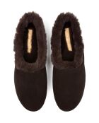 Braune Mules aus Veloursleder von Over The Sun