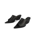 Mules Richmond de piel negra