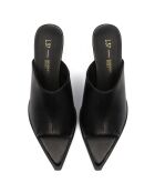 Mules Richmond de piel negra