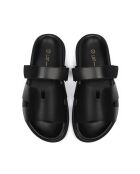 East of the Sun zwarte leren muiltjes