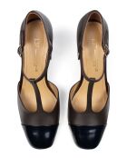 Zapatos de tacón Galactic Night de piel marrón