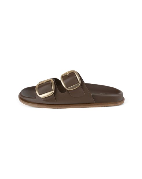 Bruine leren muiltjes van Summer Soothe