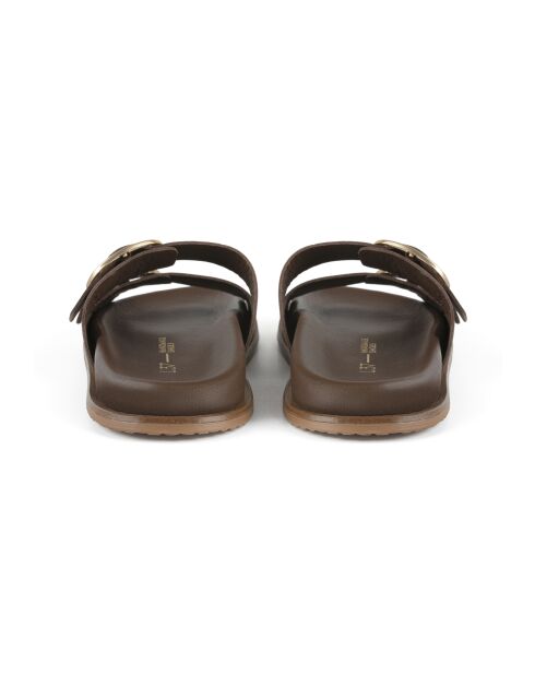 Bruine leren muiltjes van Summer Soothe