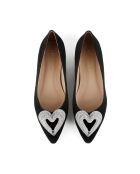Ballerines en suède Memory Of You noires