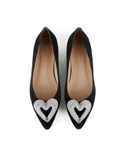 Ballerines en suède Memory Of You noires