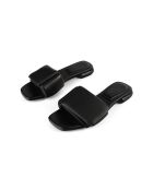 Mules Velvet Steps in pelle nera