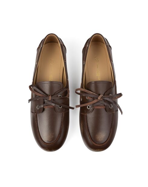 Bruine leren instappers van Slow Life