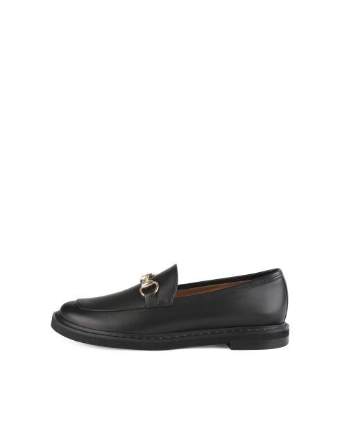 Loafer Long Way To Go aus schwarzem Leder