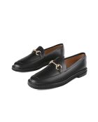 Loafer Long Way To Go aus schwarzem Leder